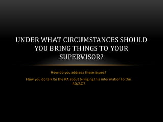 Supervision 101 | PPTX