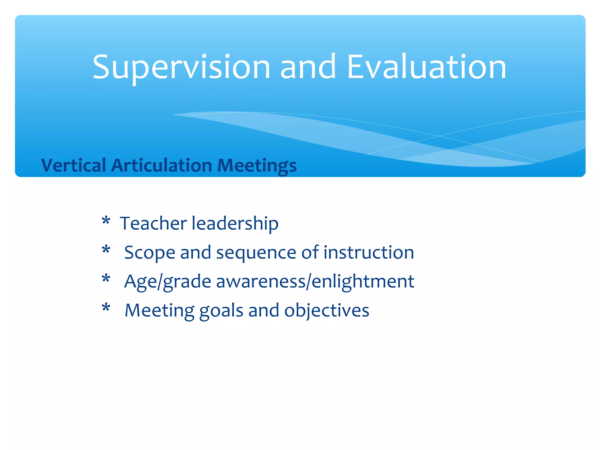Supervision and evaluation | PPT
