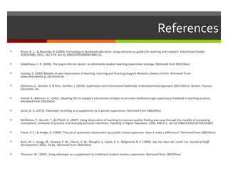 Traditional Forms of Observation and Delayed Feedback