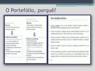 O Portefólio, porquê?