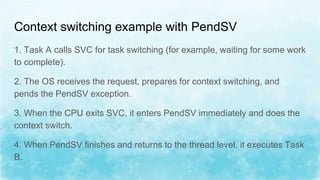 Supervisor call and pendable service call