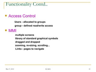 Supervisory control and data acquisition | PPT