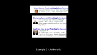 Example 2 - Authorship

 