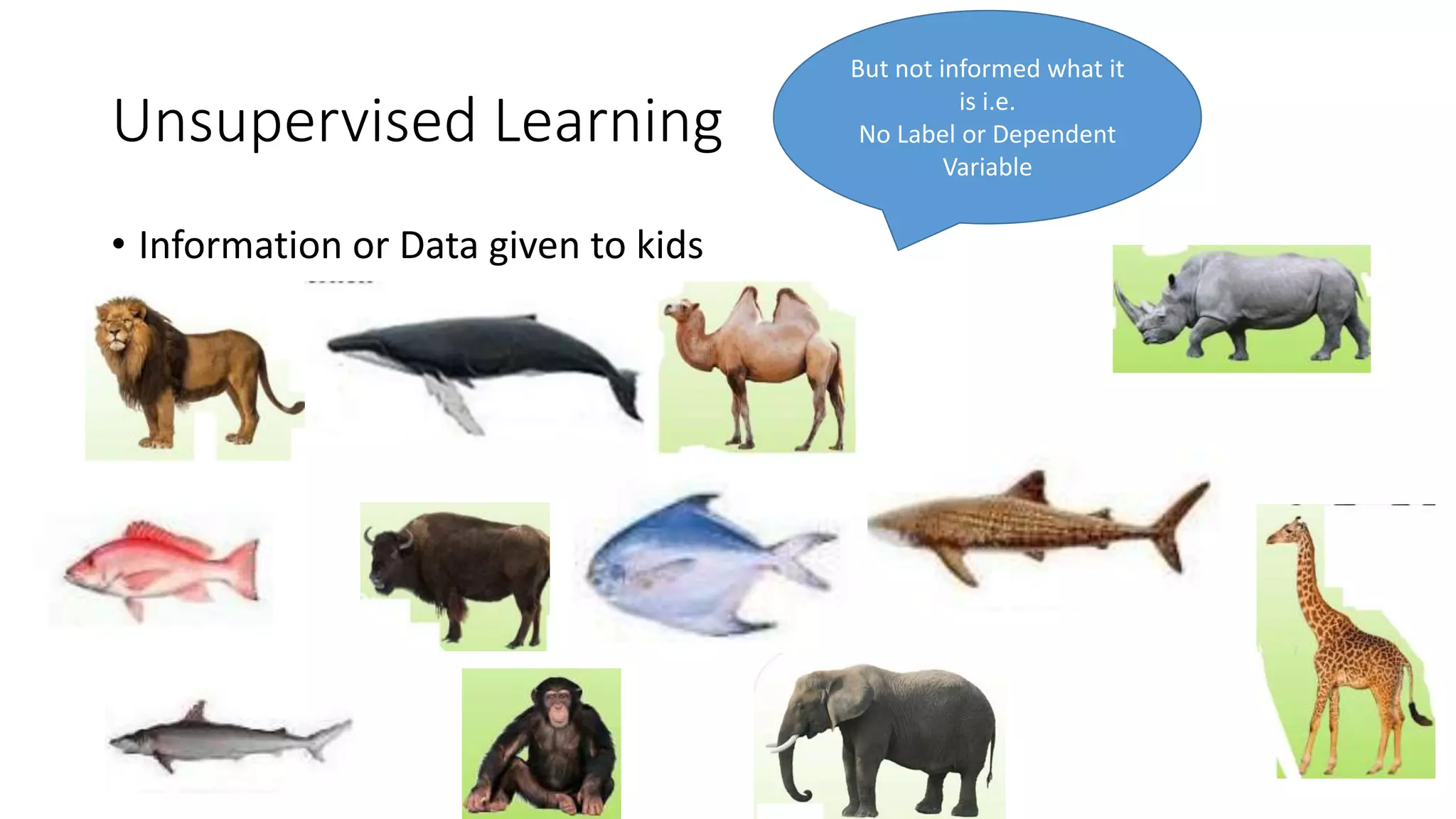 Supervised and unsupervised learning | PPTX