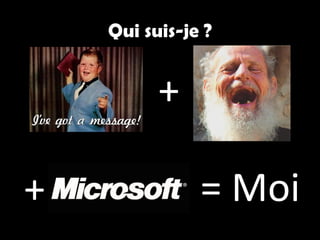 Qui suis-je ?
+
+ = Moi