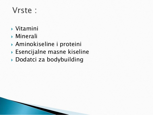 suplementi za pretilost