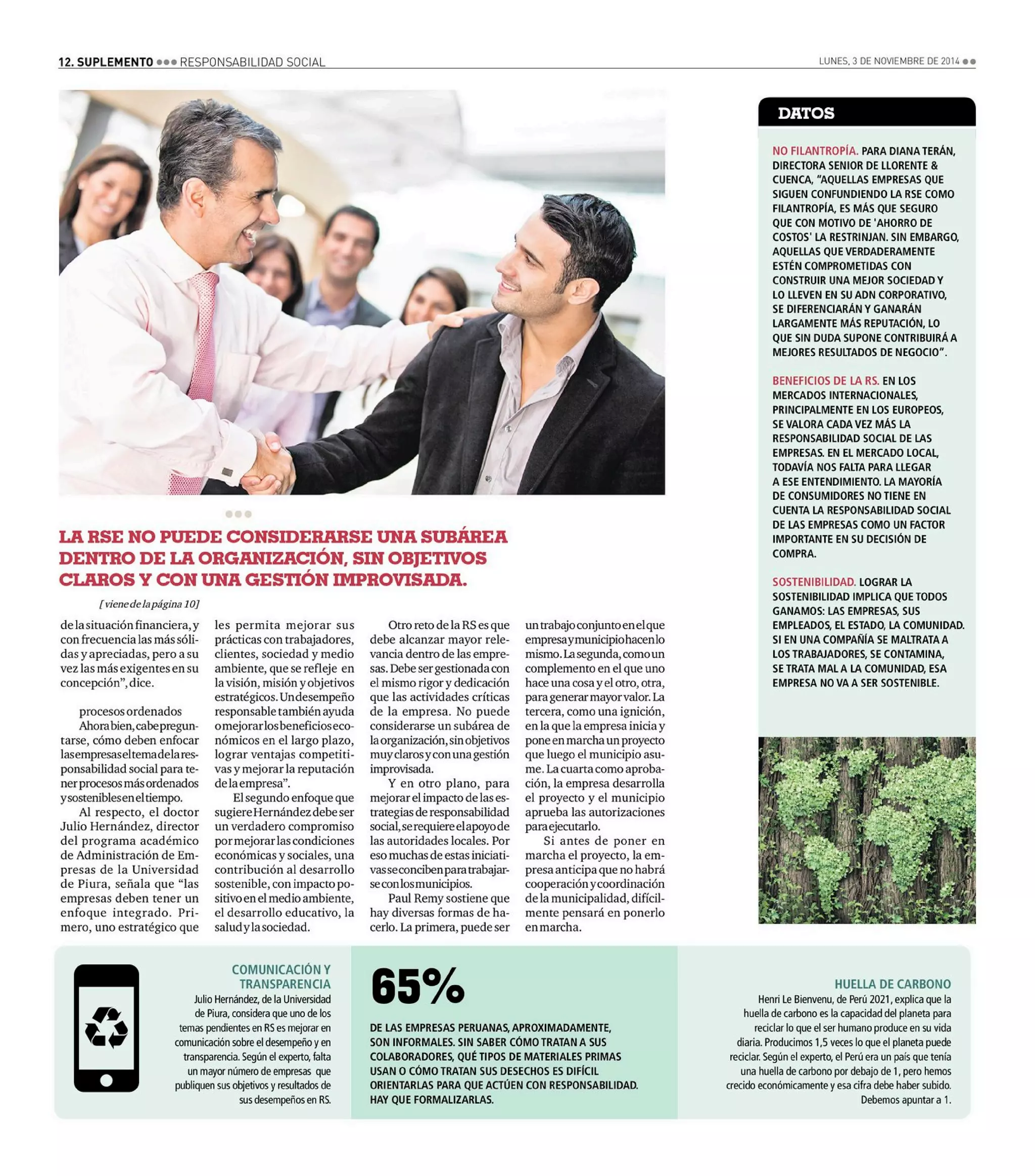 Suplemento especial de RSE