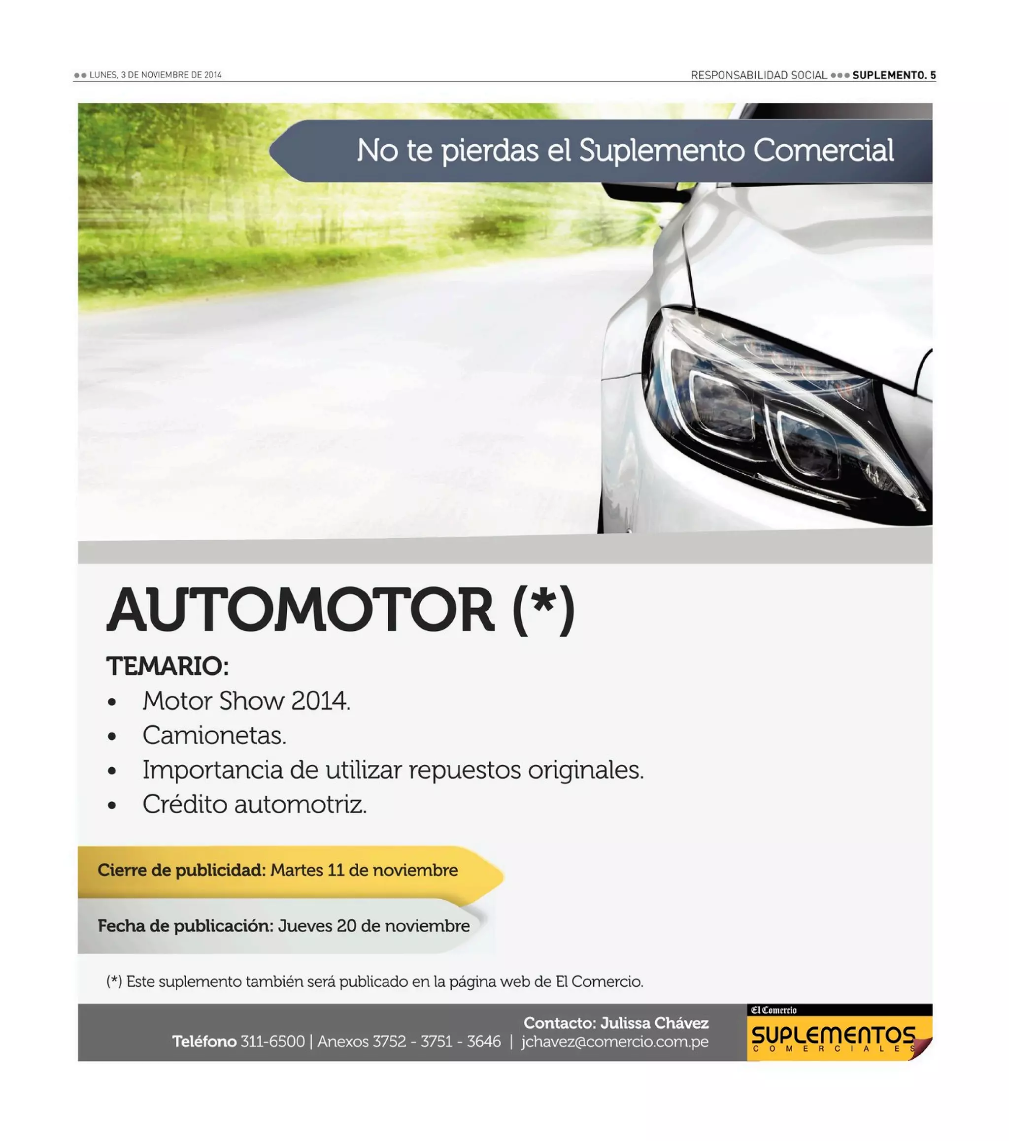 Suplemento especial de RSE