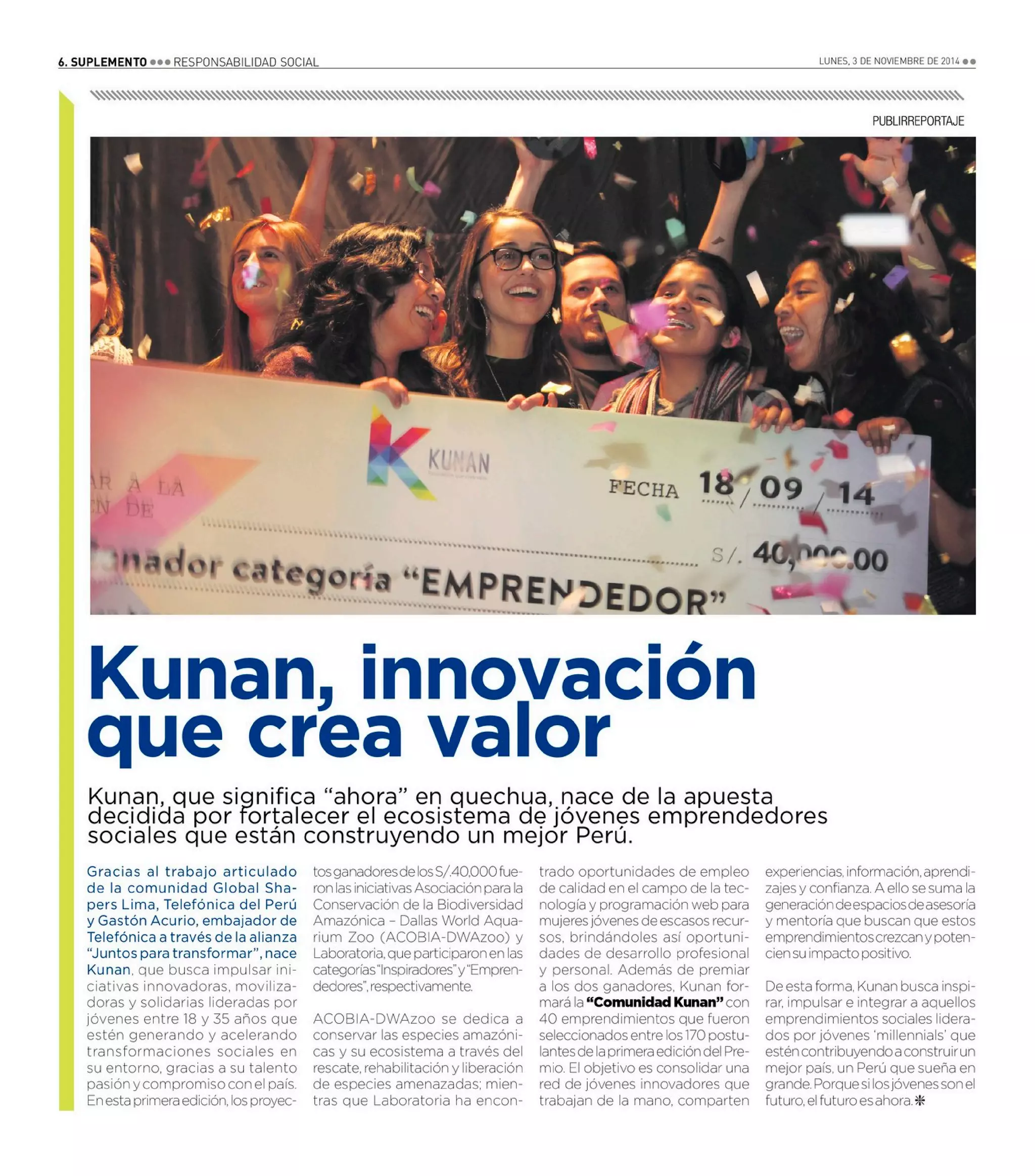 Suplemento especial de RSE