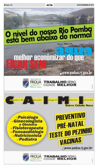 28 DE DEZEMBRO DE 2017Edição: 2594
 