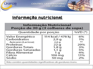 Informação Nutricional
 