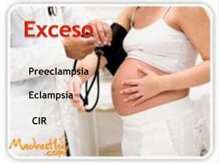 Preeclampsia
CIR
Eclampsia
 
