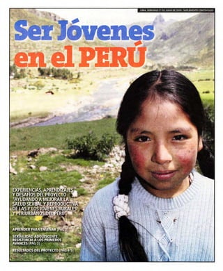 Suplemento periodístico Ser Jóvenes en el Perú 2009