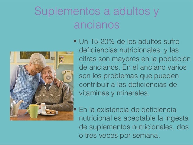 Suplementos nutricionales Suplementos nutricionales