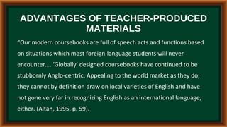 Guidelines for Designing Effective Language Teaching Materials | PPT