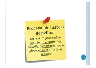 Cum luăm decizii