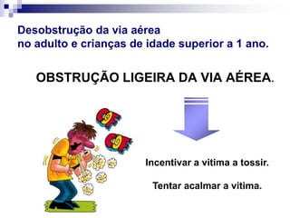 2.5 – ACTUAÇÃO NO CASO DE PRESENÇA DE 				CORPOS ESTRANHOSOLHOSe não obtiver resultado colocar compressa humedecida e enviar ao hospital;Não esfregar o olho, nem utilizar papel, algodão ou outro material para o limpar.