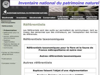 Référentiels de représentation des contenus, Sylvie Dalbin, Journée BNF/Afnor du 28 mars 2008 - page 4
Inventaire national...