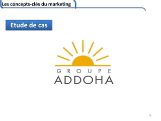 Les concepts-clés du marketing
78
Etude de cas
 