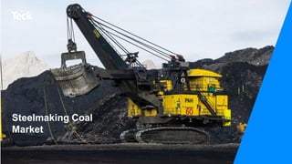 Global Metals and Mining Conference
77
Steelmaking Coal
Market
 