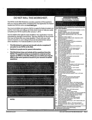 Supplemental Materials from Senior Financial Aid Night 2013