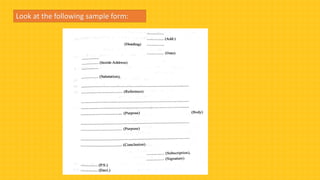 Look at the following sample form:
 