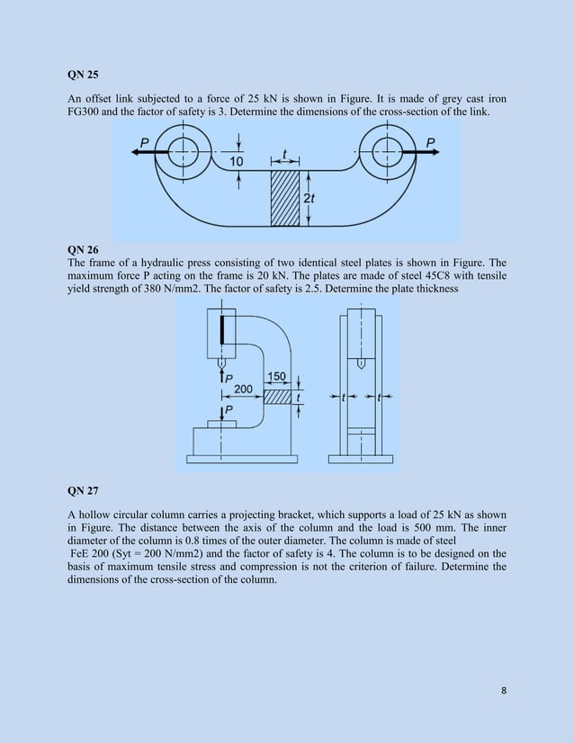 MACHINE DESIGN QUESTION BANK . , | PDF