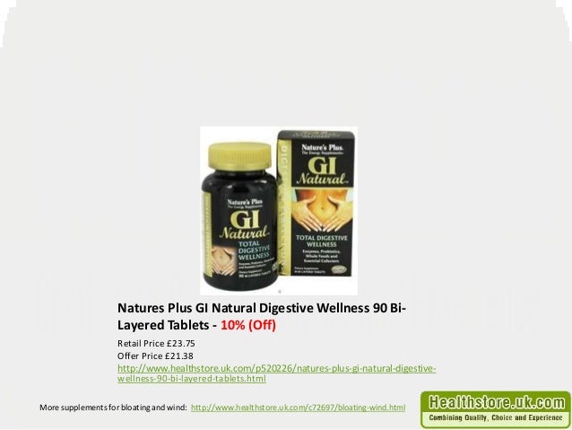 Supplements for bloating and wind from country living health store