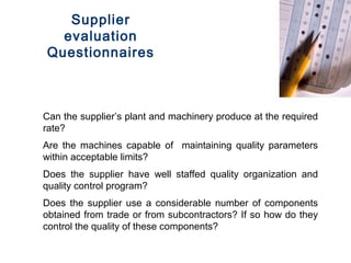 Supplier evaluation | PPT