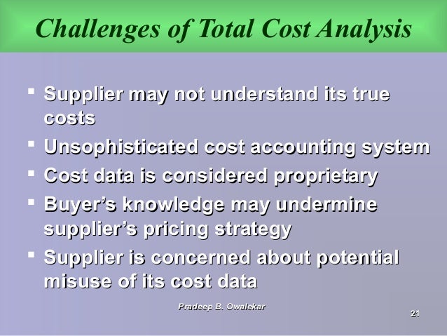 Supplier evaluation & selection