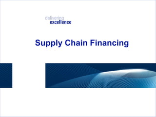 Supply Chain Financing 
 