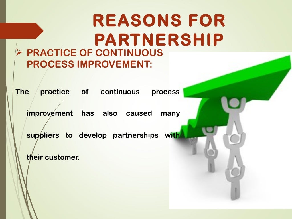 Supplier partnership part 2