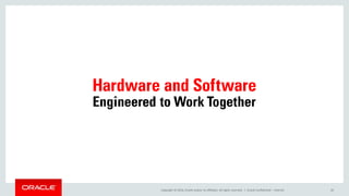 Copyright © 2014, Oracle and/or its affiliates. All rights reserved. | Oracle Confidential – Internal 45
 