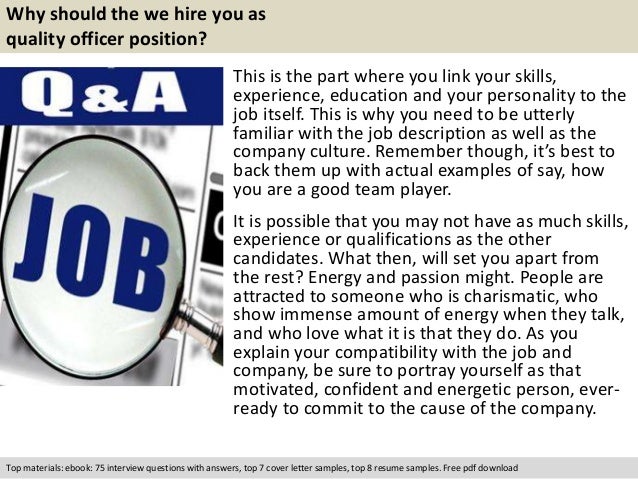 Supplier quality engineer interview questions