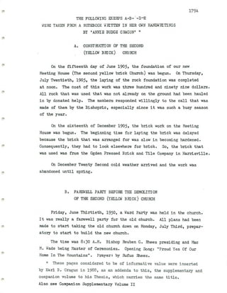 Supplimentary volume