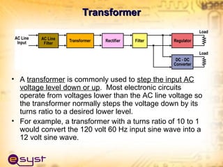 Power supply 230v AC to 12v DC | PPT