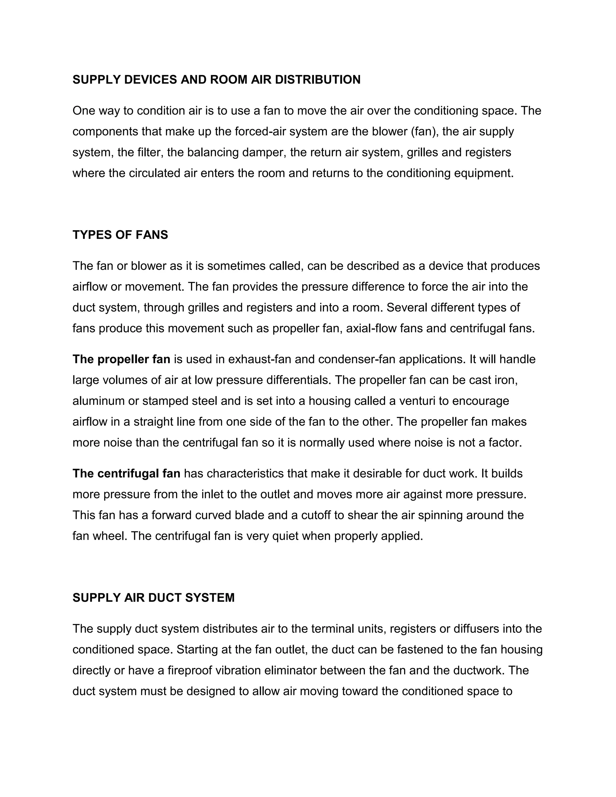 S3 Supply Devices and Room Air Distribution | DOCX