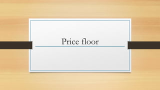 Price floor
 