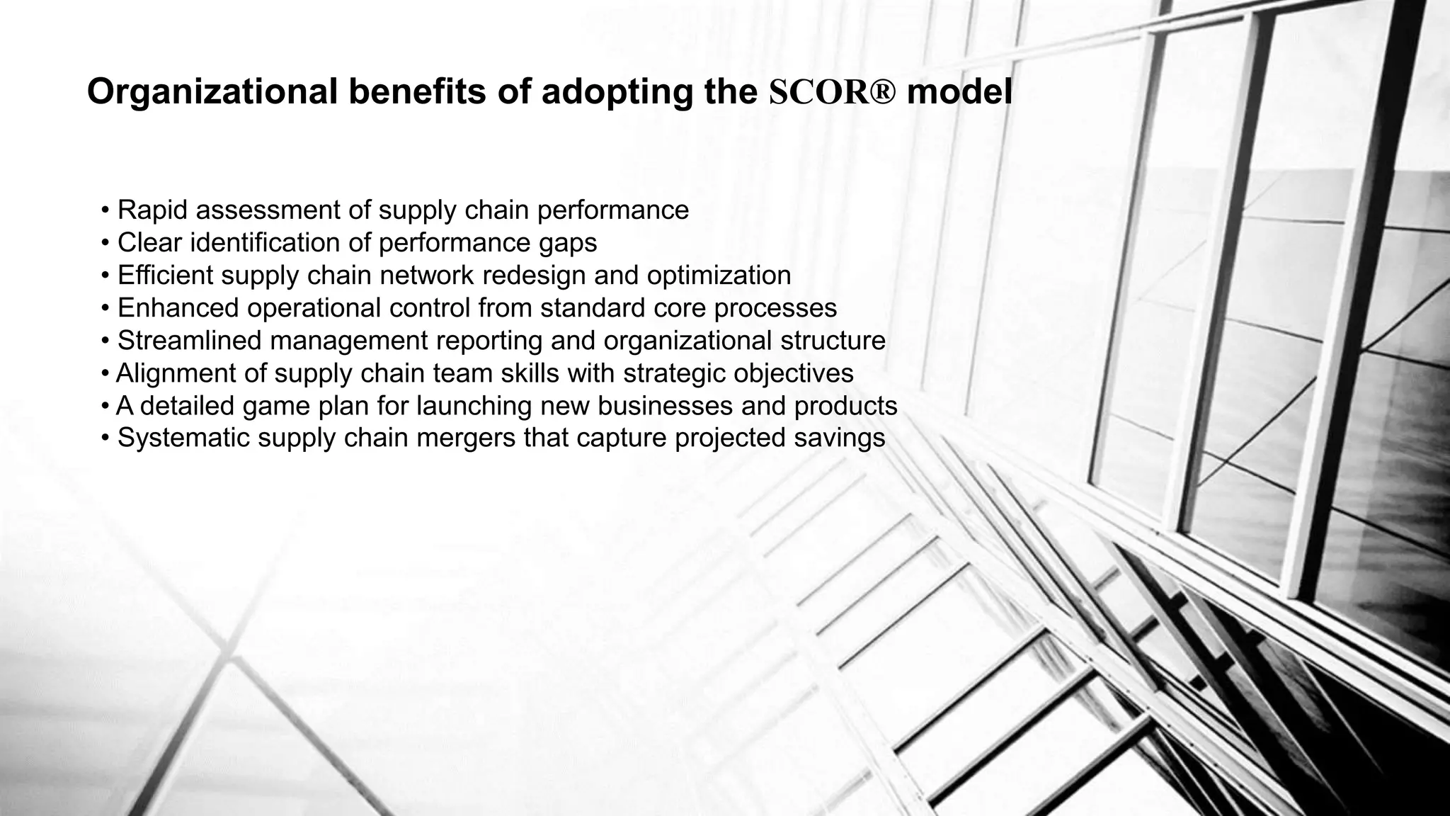 Supply chain operations reference Model | PPTX