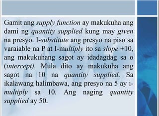 Halimbawa Ng Konsepto Ng Supply