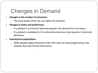 economics,commerce and management: change in demand... SupplyandDemand.ppt