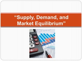 “Supply, Demand, and
Market Equilibrium”
 