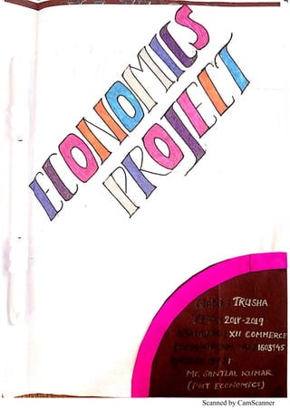 Supply and its Determinants - Class 12 Commerce Economics Project | PDF