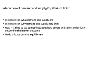 ppt - demand, supply and market equilibrium powerpoint... Supply and Market equilibrium for humanities.ppt