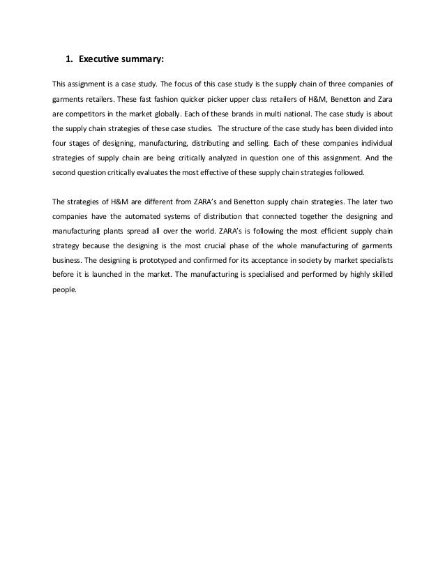 zara h m and benneton supply chain View compare-and-contrast-approaches-taken-by-h-m-zara-and-benetton-in-their-supply-chain-management from omgt 2085 at rmit vietnam edinburgh napier university compare and contrast the. zara h m and benneton supply chain View compare-and-contrast-approaches-taken-by-h-m-zara-and-benetton-in-their-supply-chain-management from omgt 2085 at rmit vietnam edinburgh napier university compare and contrast the.
