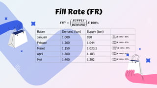 supplychain management analisis presentation | PDF