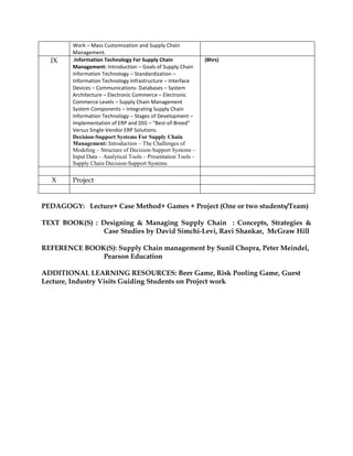 Supply chain and logistics management1 | DOCX