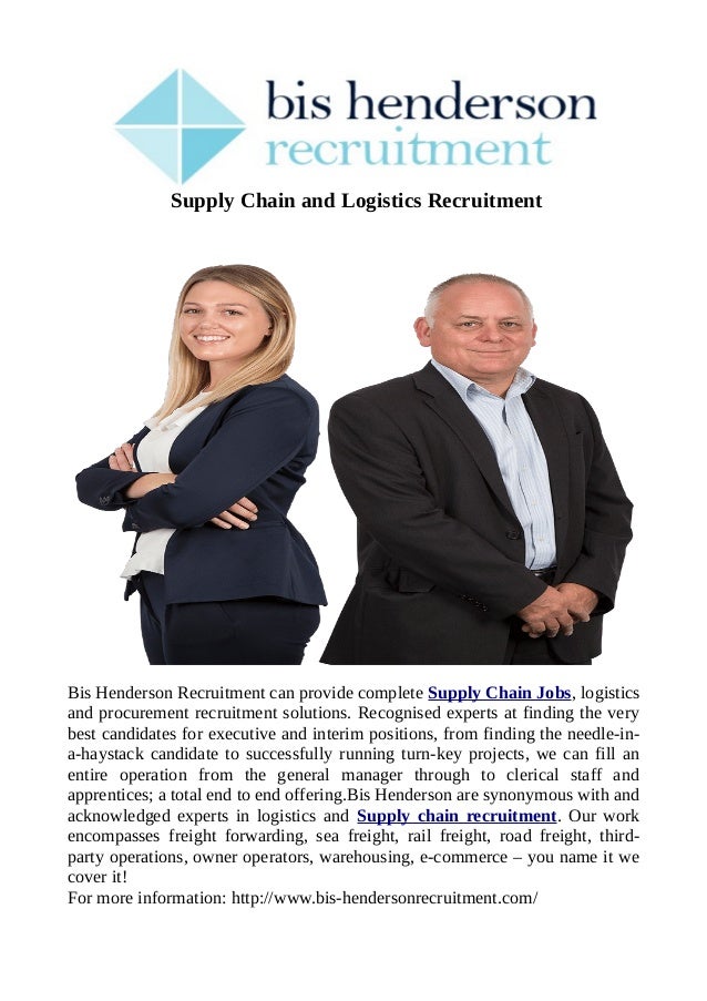 Supply chain and logistics recruitment