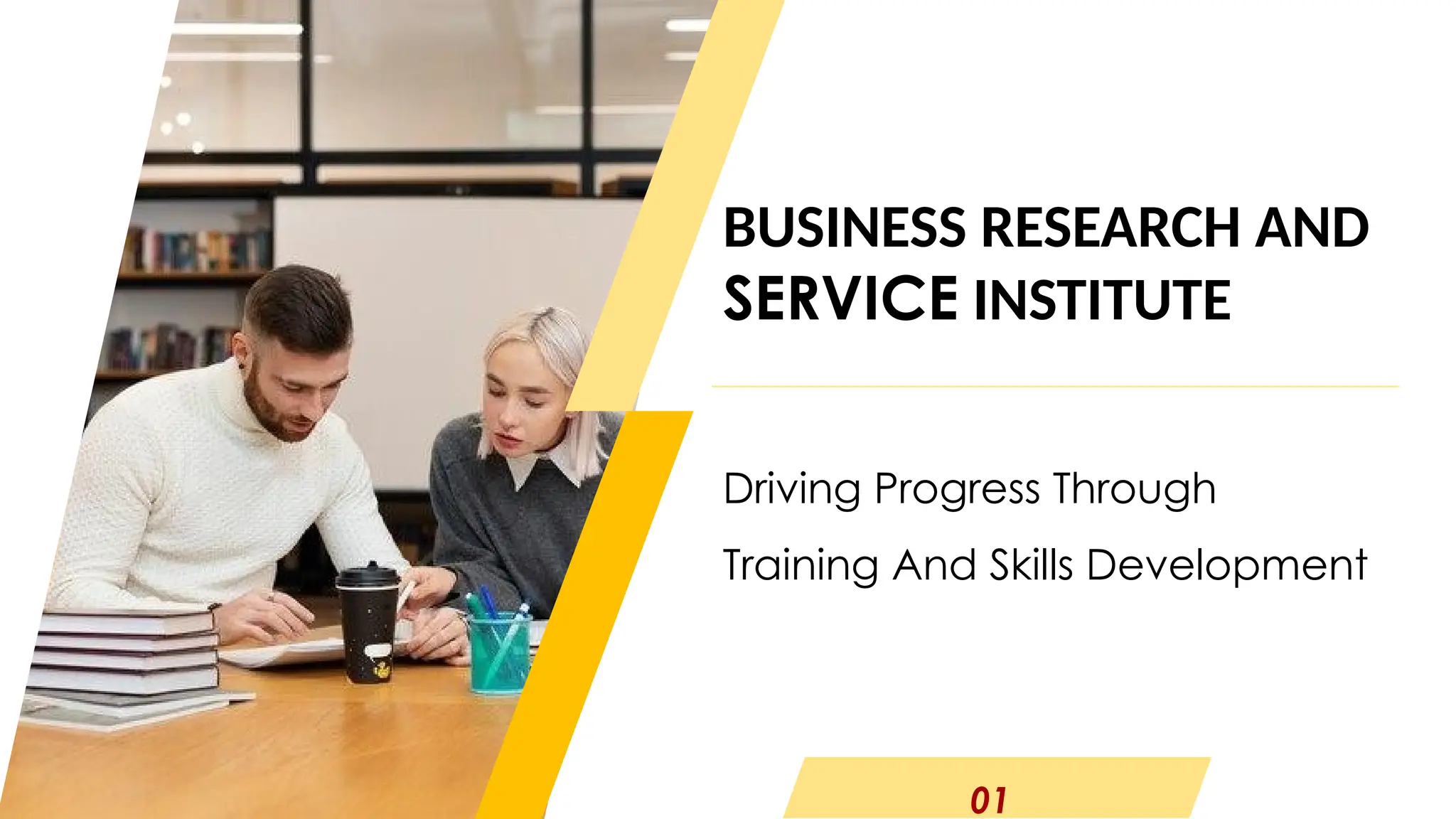 Driving Progress Through
Training And Skills Development
BUSINESS RESEARCH AND
SERVICE INSTITUTE
01
 