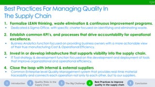 Supply Chain Best Practices | PPTX